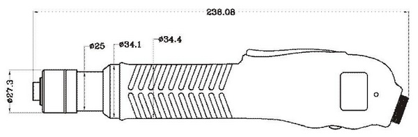 wymiary wkrętaka elektrycznego